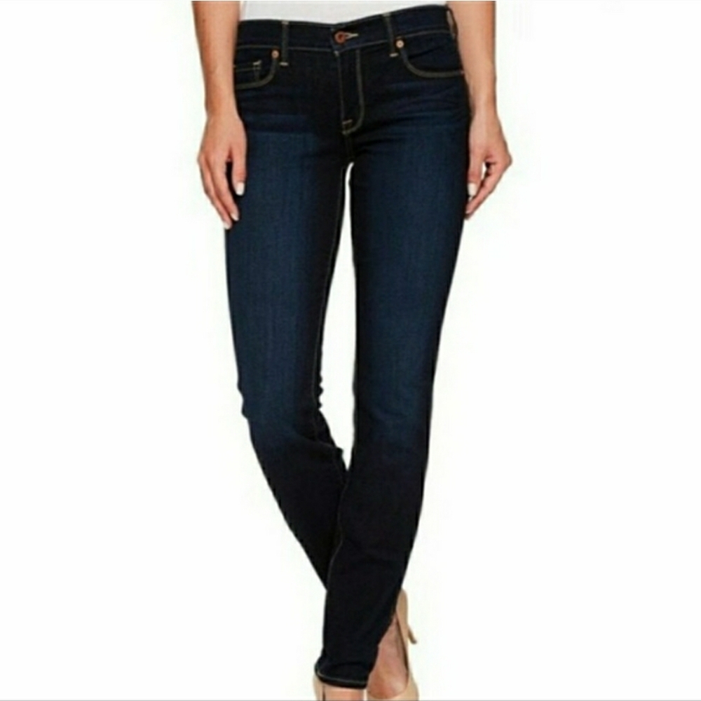 Lucky Brand Sofia Skinny Jeans, Dark Wash, Midrise Size 28/6